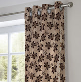 Draperie Blackout crem cu flori maro (Copy) Perdele de Poveste